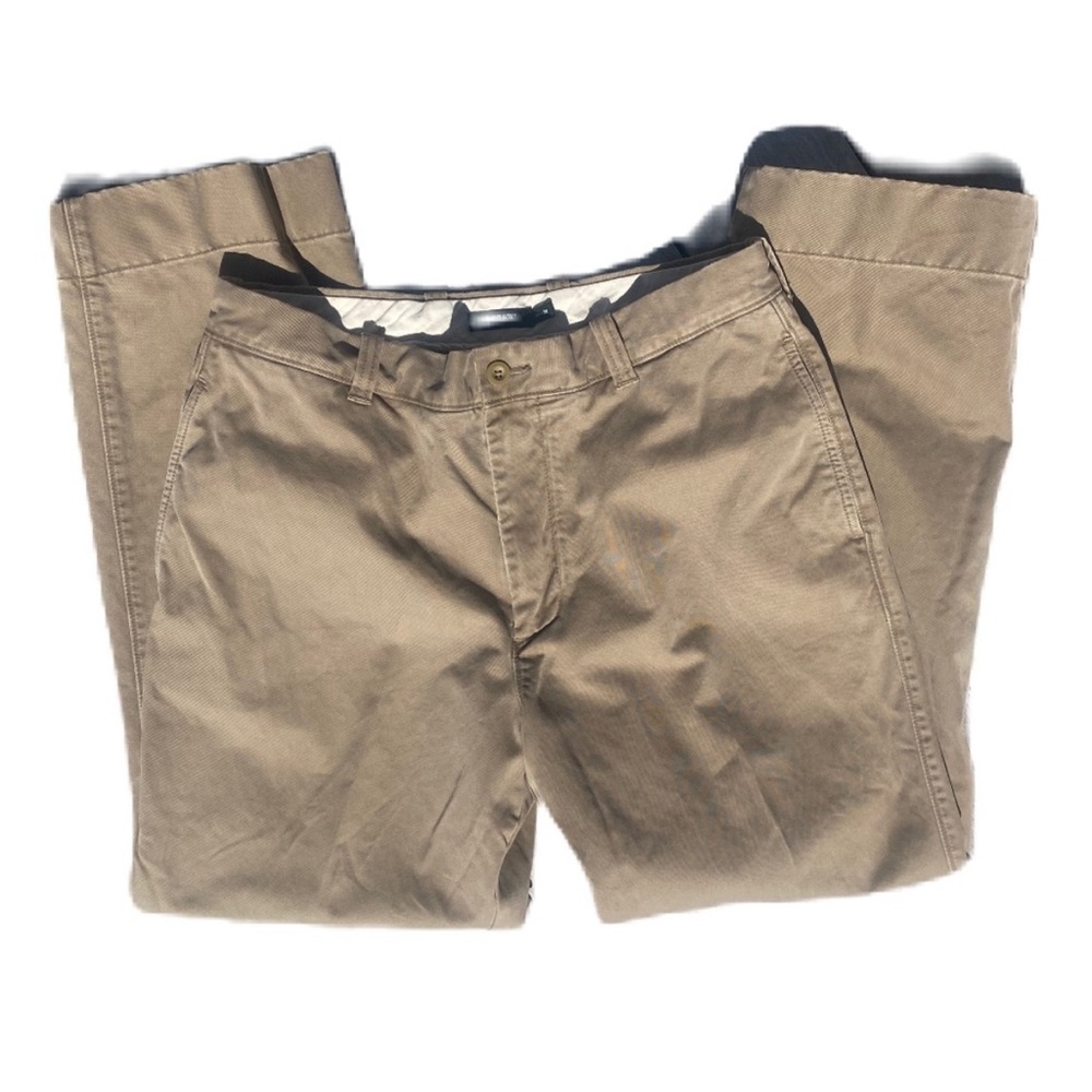J Crew Broken In Regular Fit Chinos long pants brown 34x30